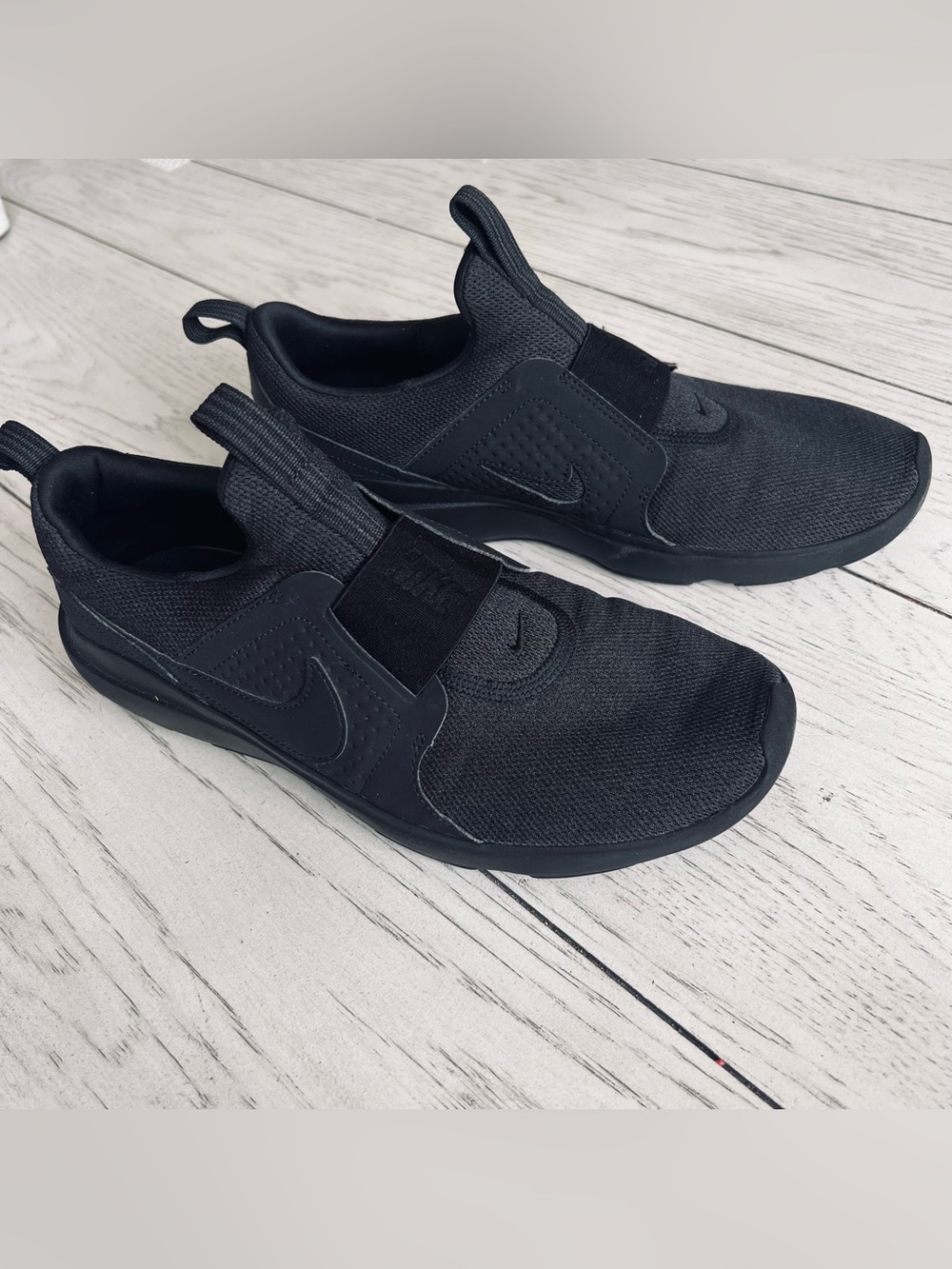 Nike Women’s AD Comfort Slip-On Sneakers — Black